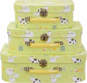 FARMA - Dekoracyjne walizeczki dziecięce 3 szt. Sass&Belle 2