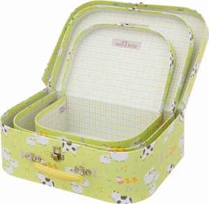 FARMA - Dekoracyjne walizeczki dziecięce 3 szt. Sass&Belle 4