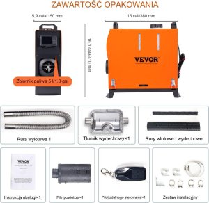Nagrzewnica Samochodowa All-In-One 12 V z Aplikacją Bluetooth 2