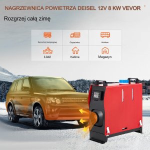 Vevor Nagrzewnica Powietrza Diesel Podgrzewacz Paliwa 12 V 6