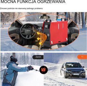 Vevor Nagrzewnica Powietrza Diesel Podgrzewacz Paliwa 12 V 8