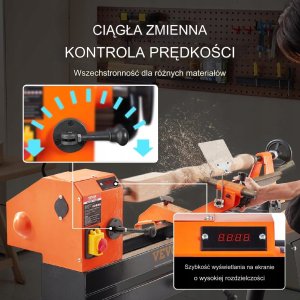 Tokarka do Drewna ze Stojakiem i Kopiałem 2