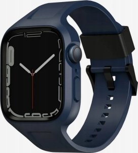 Pasek + etui UNIQ Monos 2in1 Apple Watch 4/5/6/7/8/9/SE 44/45mm niebieski/marine blue 2