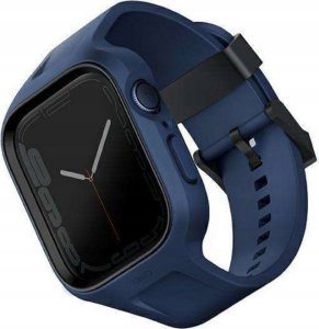 Pasek + etui UNIQ Monos 2in1 Apple Watch 4/5/6/7/8/9/SE 44/45mm niebieski/marine blue 3