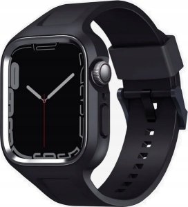 Pasek + etui UNIQ Monos 2in1 Apple Watch 4/5/6/7/8/9/SE 44/45mm czarny/midnight black 2