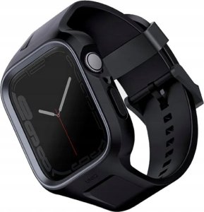 Pasek + etui UNIQ Monos 2in1 Apple Watch 4/5/6/7/8/9/SE 44/45mm czarny/midnight black 3