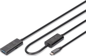 Active USB-C Extension Cable, 10m 5G, USB 3.0, USB-C - USB-A (M/F) 1