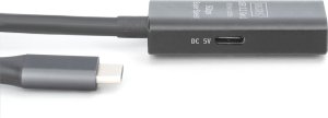 Kabel USB DIGIT USB-A - USB-C 5 m Czarny (DA-73110) 3
