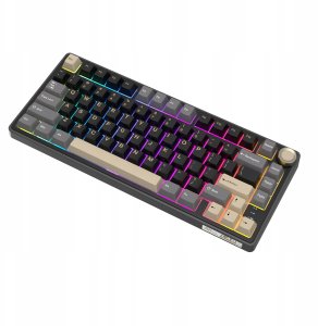 Royal Kludge RK R75 RGB Phantom laidinė klaviatūra | 75%, Hot-swap, Sidabrinis switches, US 3