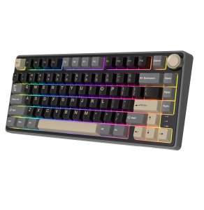 Royal Kludge RK R75 RGB Phantom laidinė klaviatūra | 75%, Hot-swap, Sidabrinis switches, US 6