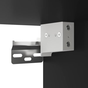 Szafka pod telewizor, czarna, 80x31x39,5 cm 9