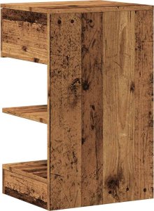 vidaXL Szafka nocna, stare drewno, 40x35x65 cm 6