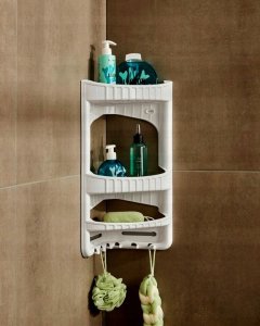 Półka łazienkowa narożna CADDY 280x175x450mm 4