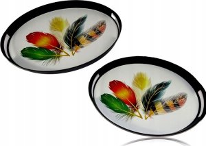 Zestaw tac dekoracyjnych owalnych 2