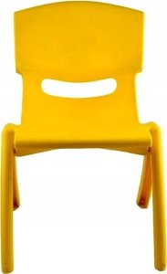 Krzesełko dzieciece do lat 3 FIORE żółte 2