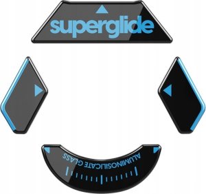 Superglide Glass Skates Logitech G900/903 Black (Juodi) Pakaitiniai Mouse feet 1