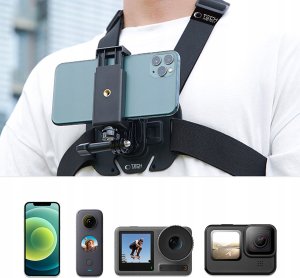 TECH-PROTECT GA100 CHEST MOUNT GOPRO / DJI BLACK 2