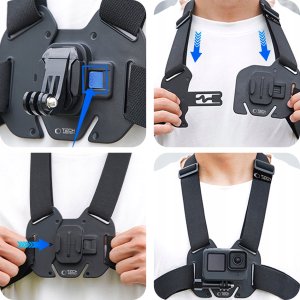 TECH-PROTECT GA100 CHEST MOUNT GOPRO / DJI BLACK 5