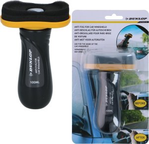 Gąbka z płynem przeciw parowaniu szyb auta 100ml Dunlop 1