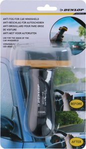 Gąbka z płynem przeciw parowaniu szyb auta 100ml Dunlop 4