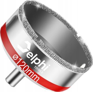 OTWORNICA DIAMENTOWA  120mm KORONKA GALWANICZNA DO GRESU PŁYTEK GLAZURY 1