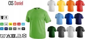 KOSZULKA T-SHIRT CXS DANIEL 2710 CZARNA ROZMIAR XXL 2