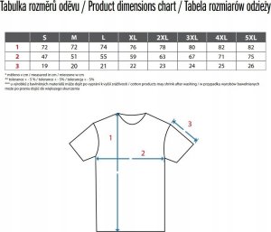 KOSZULKA T-SHIRT CXS DANIEL 2710 CZARNA ROZMIAR XXL 3