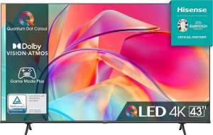 Telewizor Hisense 43E77KQ 43" 4K Ultra HD QLED 60 Hz DVB-T2 Dolby Atmos 1
