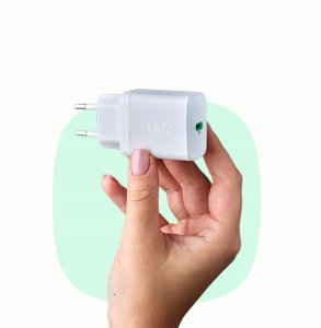 Greencell PowerSource Solo30 Biała Ładowarka sieciowa 30W USB-C Power Delivery 3