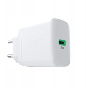 Greencell PowerSource Solo30 Biała Ładowarka sieciowa 30W USB-C Power Delivery 9