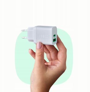 Ładowarka Green Cell PowerSource Duo30 1x USB-A 1x USB-C 3 A (CHARB-GC-30AC-W) 2