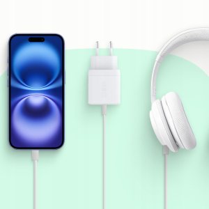 Ładowarka Green Cell PowerSource Duo30 1x USB-A 1x USB-C 3 A (CHARB-GC-30AC-W) 3