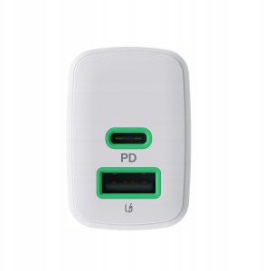 Ładowarka Green Cell PowerSource Duo30 1x USB-A 1x USB-C 3 A (CHARB-GC-30AC-W) 5