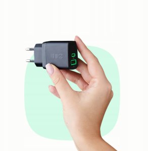 Ładowarka Green Cell PowerSource Duo30 1x USB-A 1x USB-C 3 A (CHARB-GC-30AC-B) 3