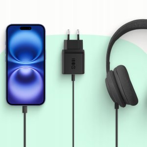 Ładowarka Green Cell PowerSource Duo30 1x USB-A 1x USB-C 3 A (CHARB-GC-30AC-B) 5