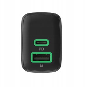 Ładowarka Green Cell PowerSource Duo30 1x USB-A 1x USB-C 3 A (CHARB-GC-30AC-B) 6