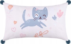 Poduszka dla dziecka ZOELINE z pomponami, 30 x 50 cm 2