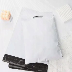 AD Accessories Foliopaki kurierzy z uchwytem 350 x 460 mm + 70 mm uchwyt RC090 50szt PAKIET białe 3