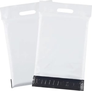 AD Accessories Foliopaki kurierzy z uchwytem 350 x 460 mm + 70 mm uchwyt RC090 50szt PAKIET białe 8