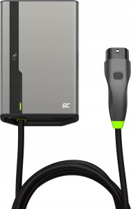 ŁADOWARKA EV Wallbox Green Cell HabuDen EVGC021B2275 22kW TYPE 2 7,5M GC App NFC BT Wi-Fi 2