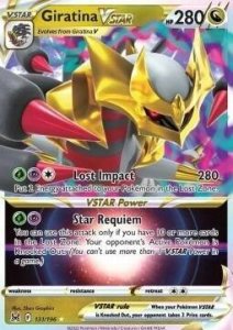 Giratina VSTAR OVERSIZED LOR 131 Karta Promo do gry Pokemon TCG ORYGINALNA 1