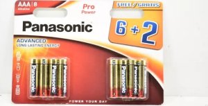 Panasonic Pro Power battery LR03PPG/8B (6+2) 1