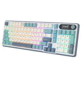 Klawiatura Royal Kludge RK-S98 Light Cloud bezprzewodowa klawiatura | 96%, Hot-swap, Brown switches, US 2