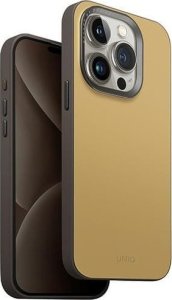 Etui UNIQ Lyden DS Apple iPhone 15 Pro Magclick Charging żółto-szary/canary yellow-flint grey 1