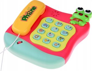 Jokomisiada Kolorowy grający telefon z przyciskami gra melodie świeci ZA4625 2