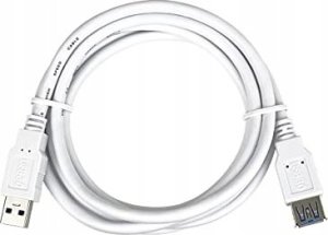 Kabel USB PremiumCord USB-A - USB-A 3 m Biały (ku3paa3w) 4