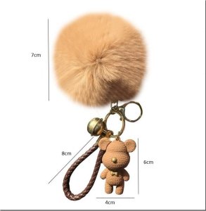 Brelok do kluczy z puszkiem MIŚ SWEET KREM BRL317K 3