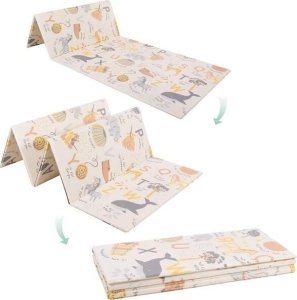 Dwustronna mata piankowa 180x200 cm składana dla dzieci UNIWERSALNY 20