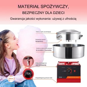 Elektryczna Maszyna do Waty Cukrowej 3