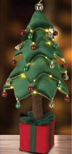 Choinka materiałowa 25 led teleskopowa 40-70cm 3